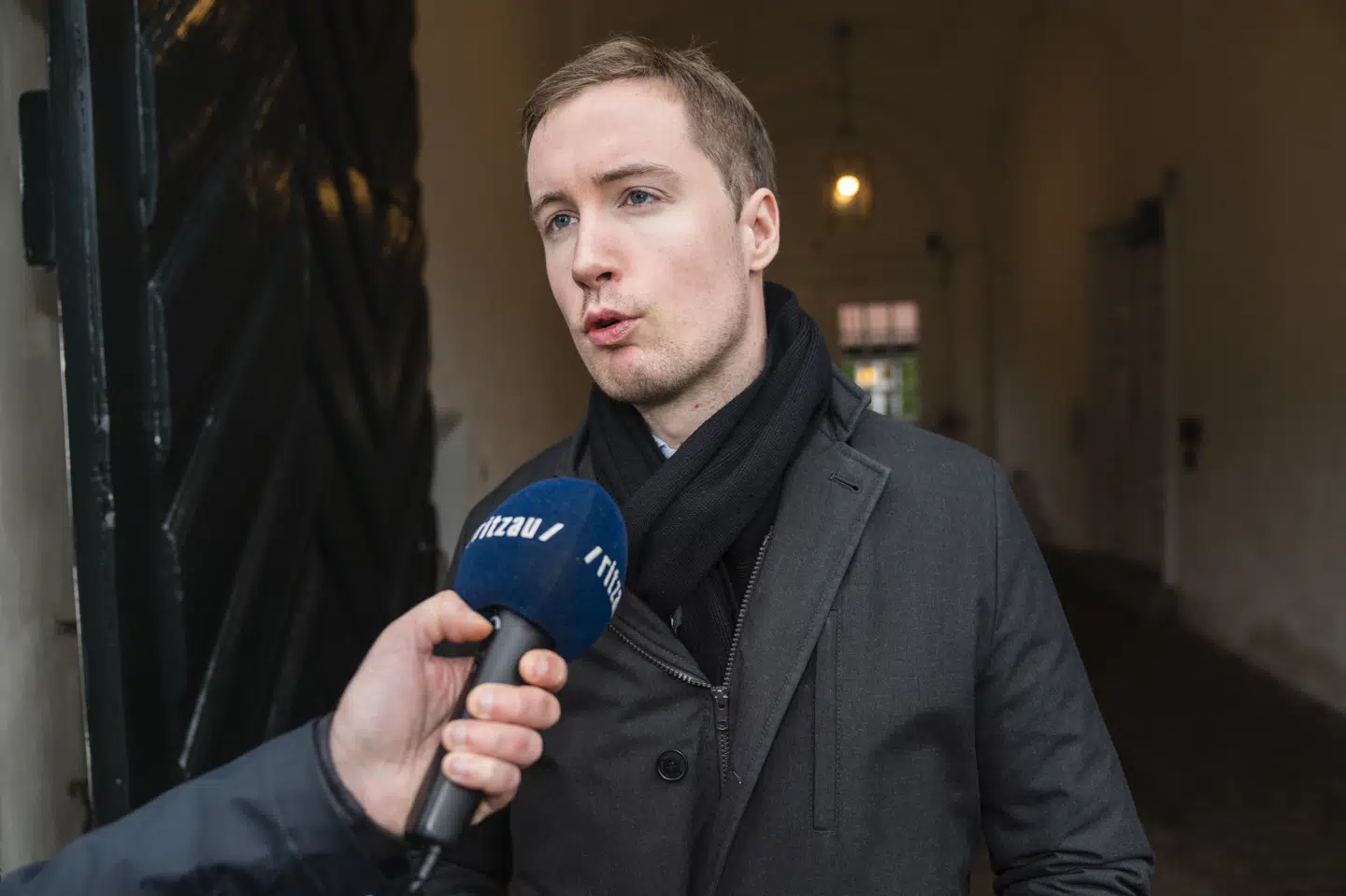 SF's Jacob Mark fortæller, at det fremover til være forbudt for private daginstitutioner at trække penge ud til ejerne. Martin Sylvest/Ritzau Scanpix