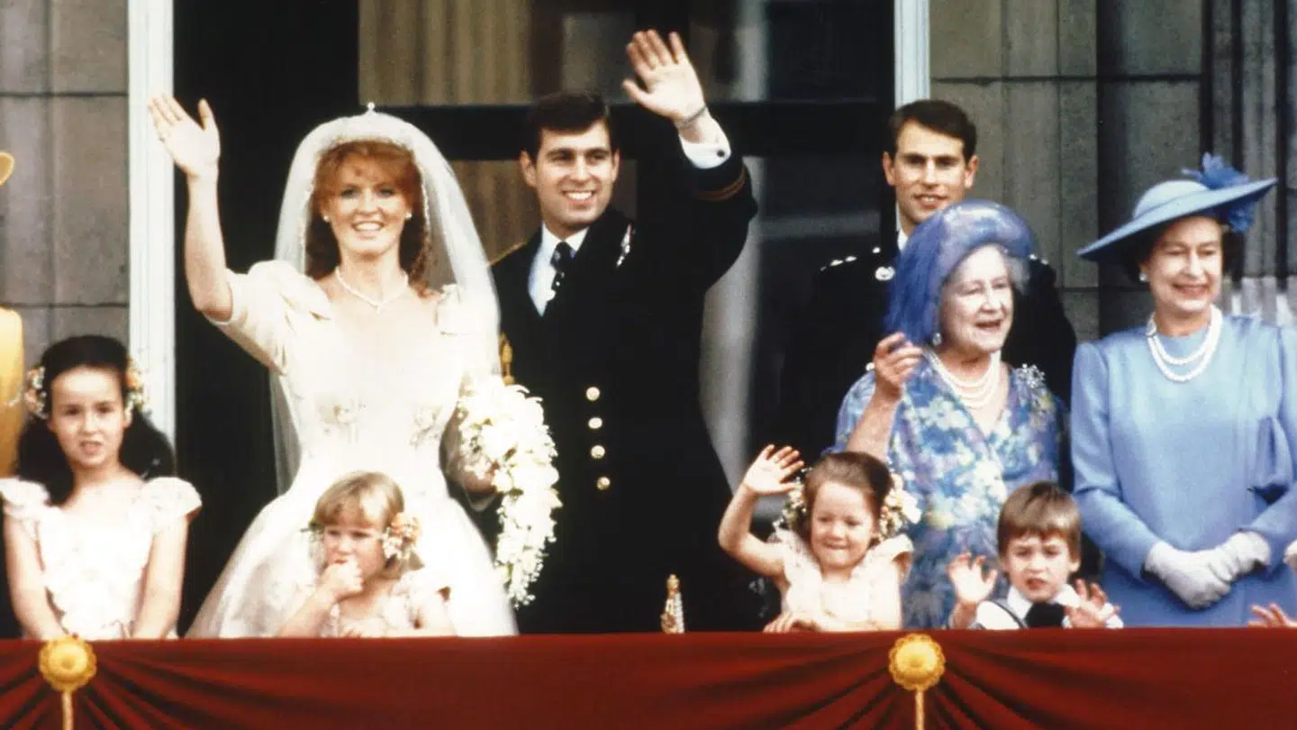 Forelskelsen var stor, da Sarah Ferguson og prins Andrew i 1986 blev gift.