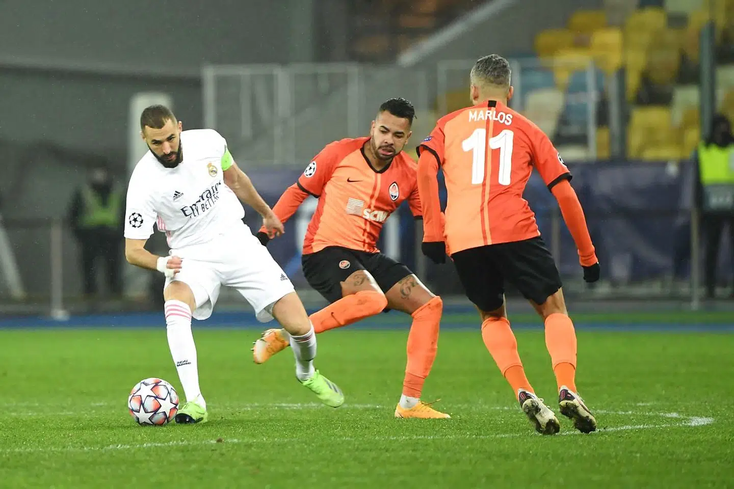 Karim Benzema og Real Madrid spillede en mareridtskamp mod Shakhtar Donetsk.