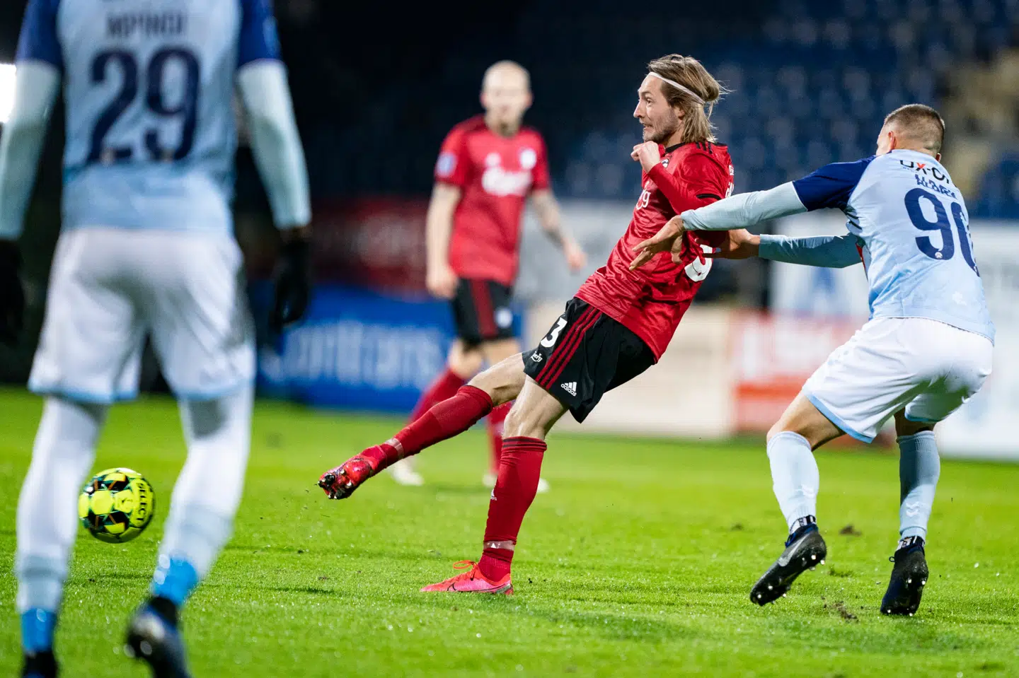 Rasmus Falk kom på scoringstavlen mod Sønderjyske.