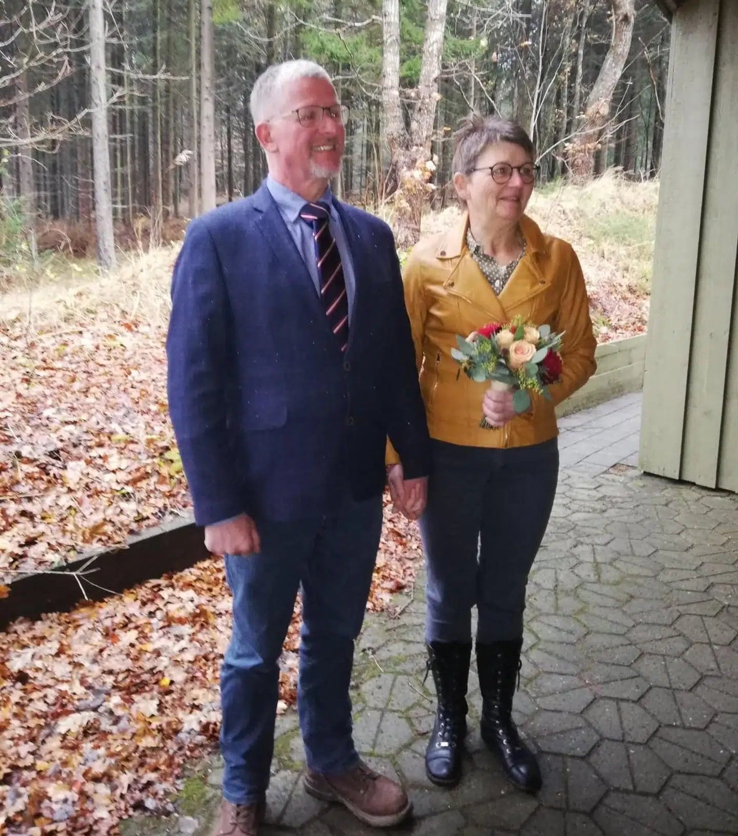 Henning og Margit under vielsen