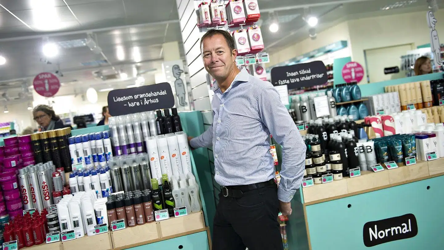Her er kædens direktør Torben Mouritsen i butikken i Aarhus.