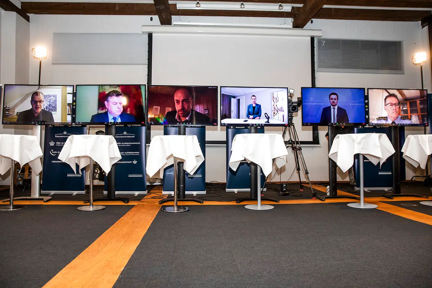 Pressemøde 4. november, hvor statsministeren gav den famøse ordre.