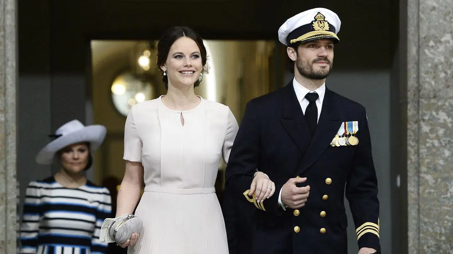 Arkivfoto af prins Carl Philip og prinsesse Sofia.