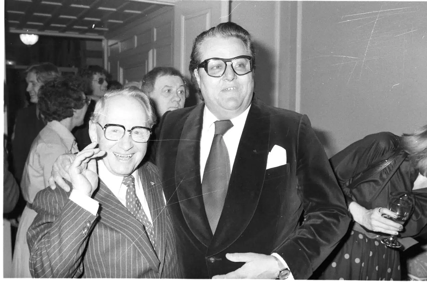 Skuespiller Arthur Jensen (tv) og skuespiller Poul Bundgaard (th)