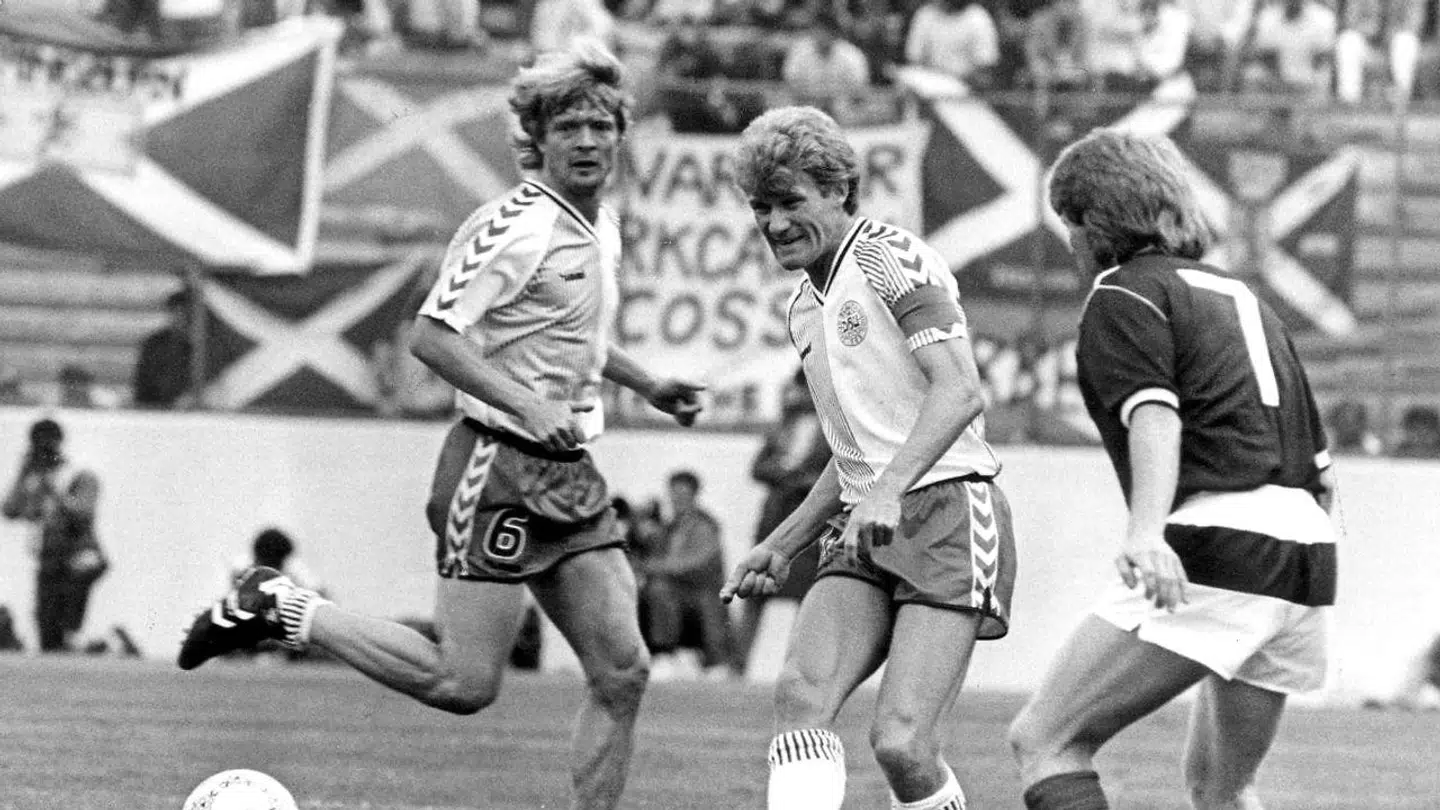 Morten Olsen under VM i 1986 i Mexico.