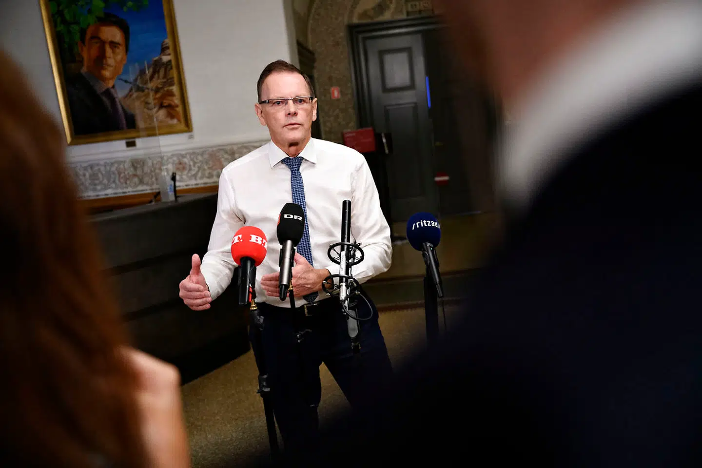 Erling Bonnesen (V) vil snakke med erhvervsminister Simon Kollerup (S) om nedlukning af fynsk julemarked. (Foto: Philip Davali/Ritzau Scanpix)