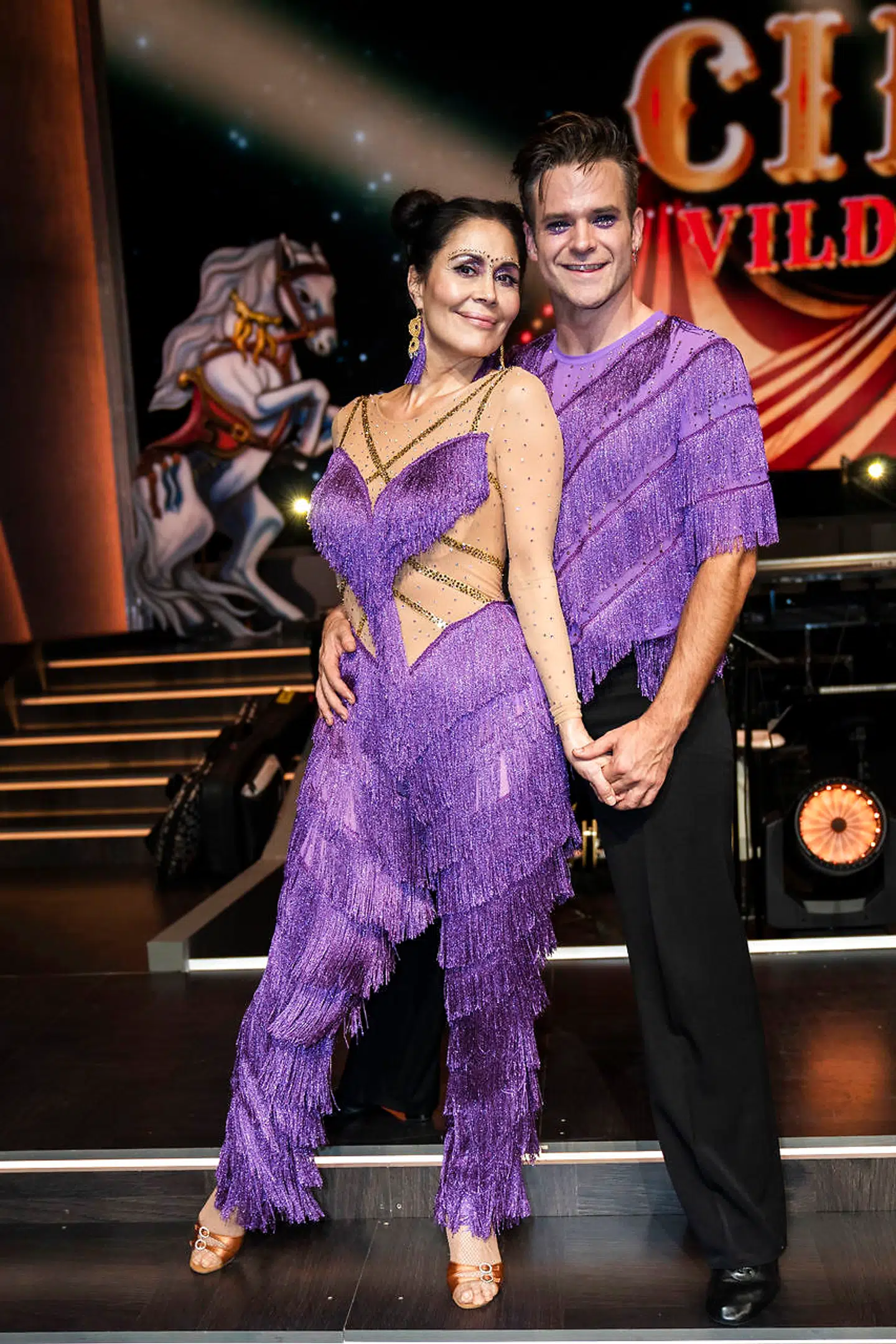 Skuespiller Nukâka Coster-Waldau og Silas Holst. Vild med dans program 8 på TV2. Kendte dyster om at blive årets bedste dansere i Vild Med Dans sæson 17 i København, fredag den 20. november 2020. (Foto: Martin Sylvest)