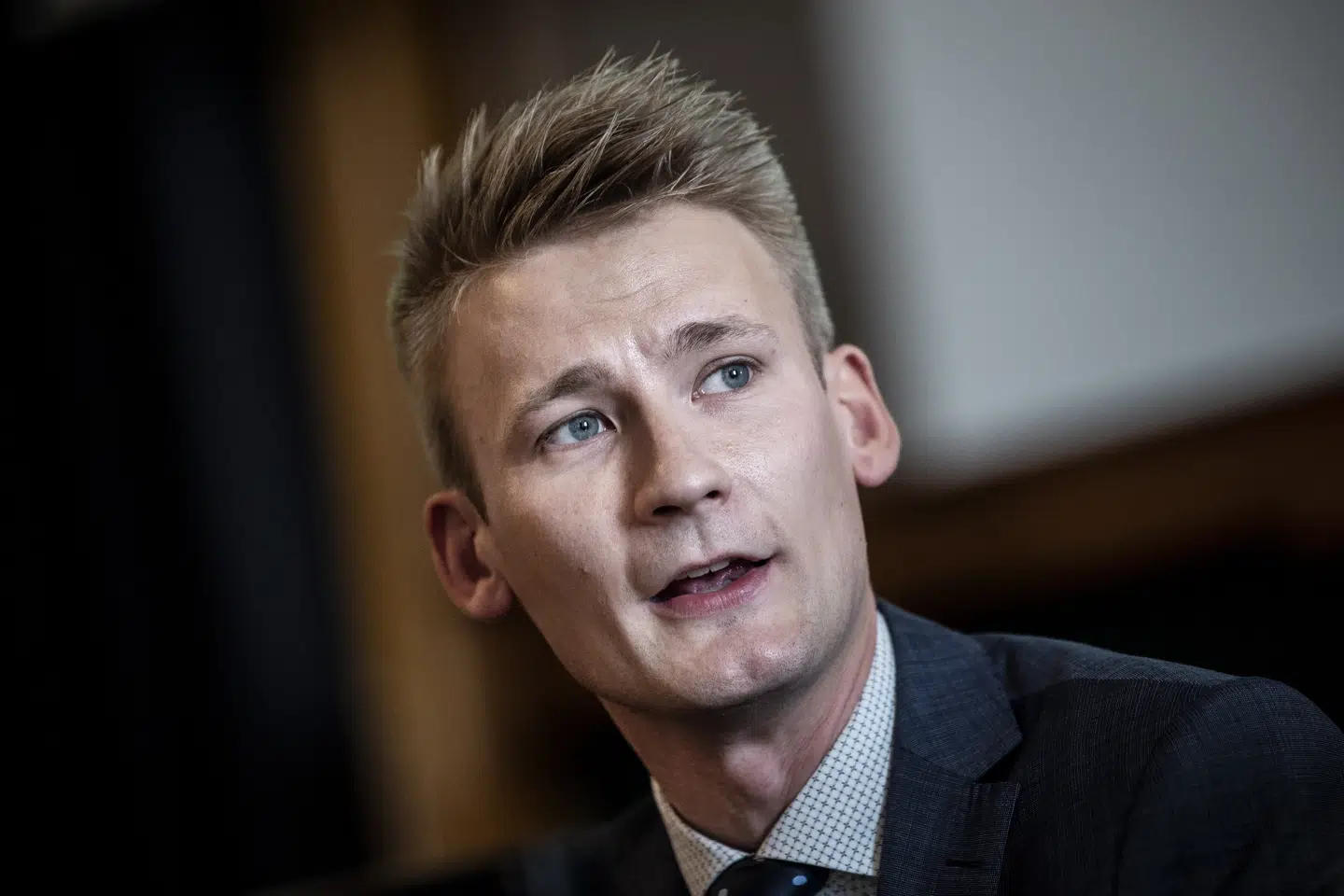 Tidligere folketingsmedlem Peter Kofod (DF) vil vælges ind i partiets hovedbestyrelse. (Arkivfoto) Liselotte Sabroe/Ritzau Scanpix