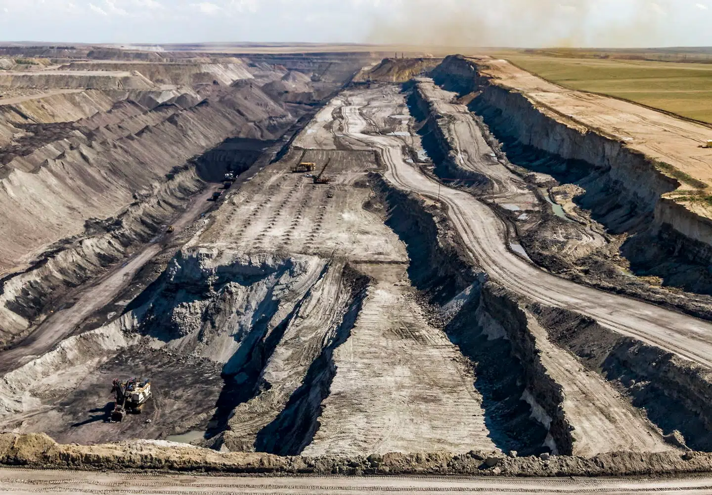 Black Thunder-kulminen i Wyoming. Staten er den største kulproducent i USA – her findes seks af de 10 største kulminer i landet.