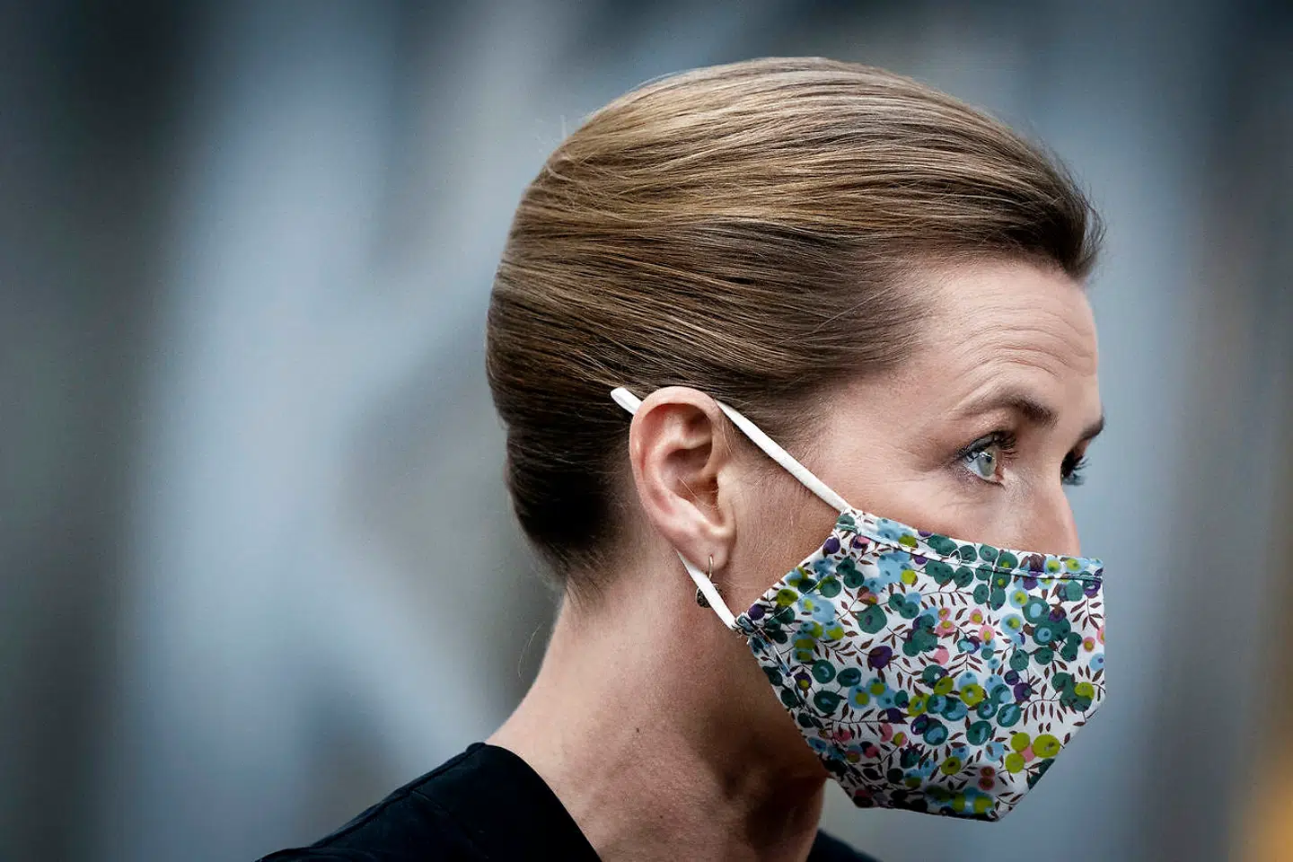 Statsminister Mette Frederiksen (S), efter hun har holdt åbningstale til Horesta-konferencen 'The Next Normal' i Bella Center torsdag den 19. november 2020.