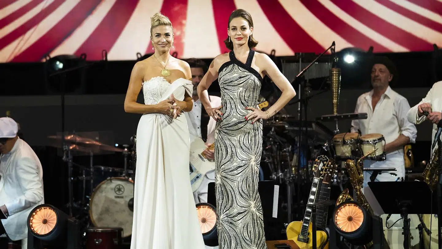 Værter Sarah Grünewald og Christiane Schaumburg-Müller.