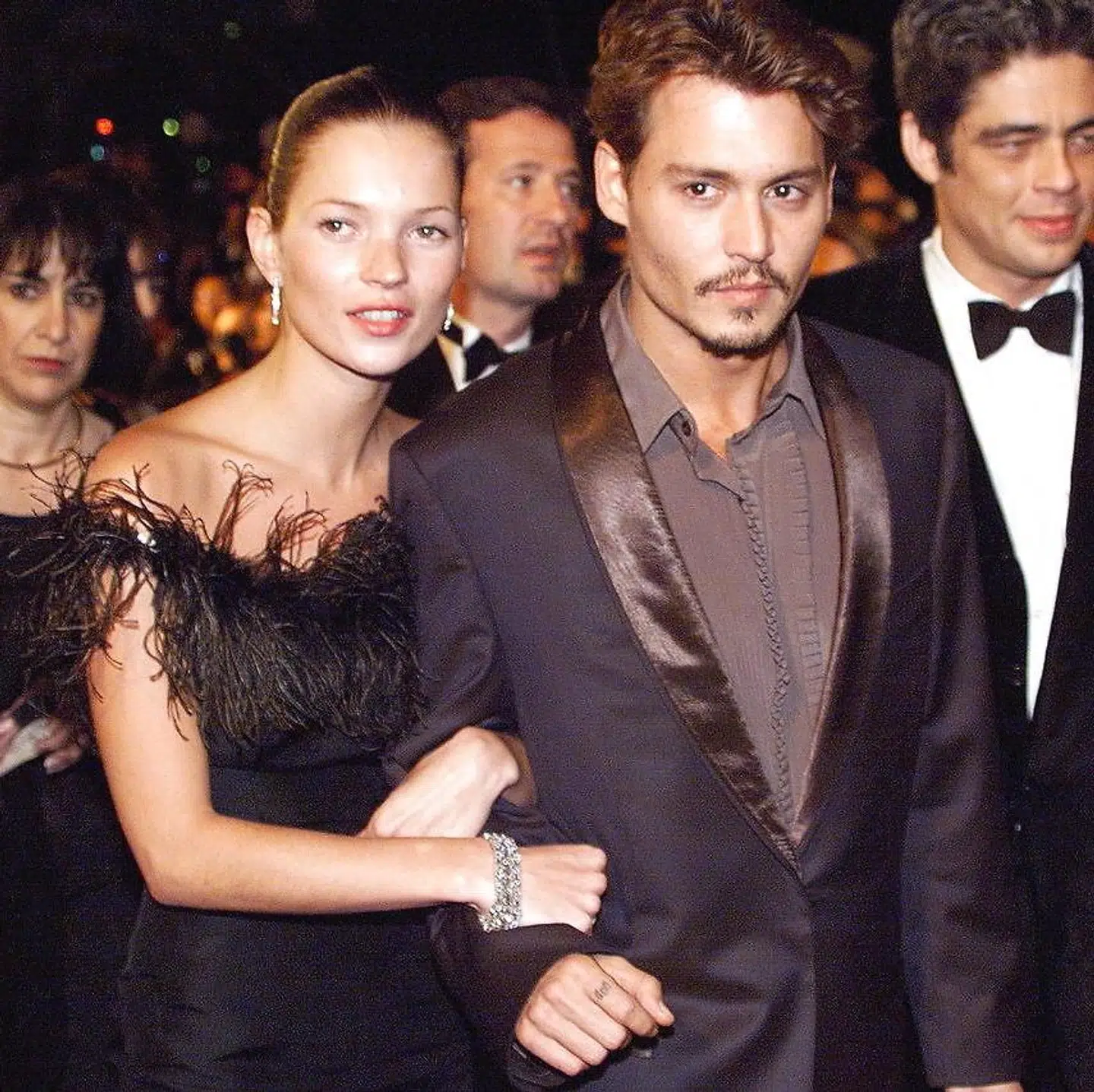 Johnny Depp dannede for en stund par med Kate Moss, der på daværende tidspunkt var på vej til at blive verdens største supermodel.