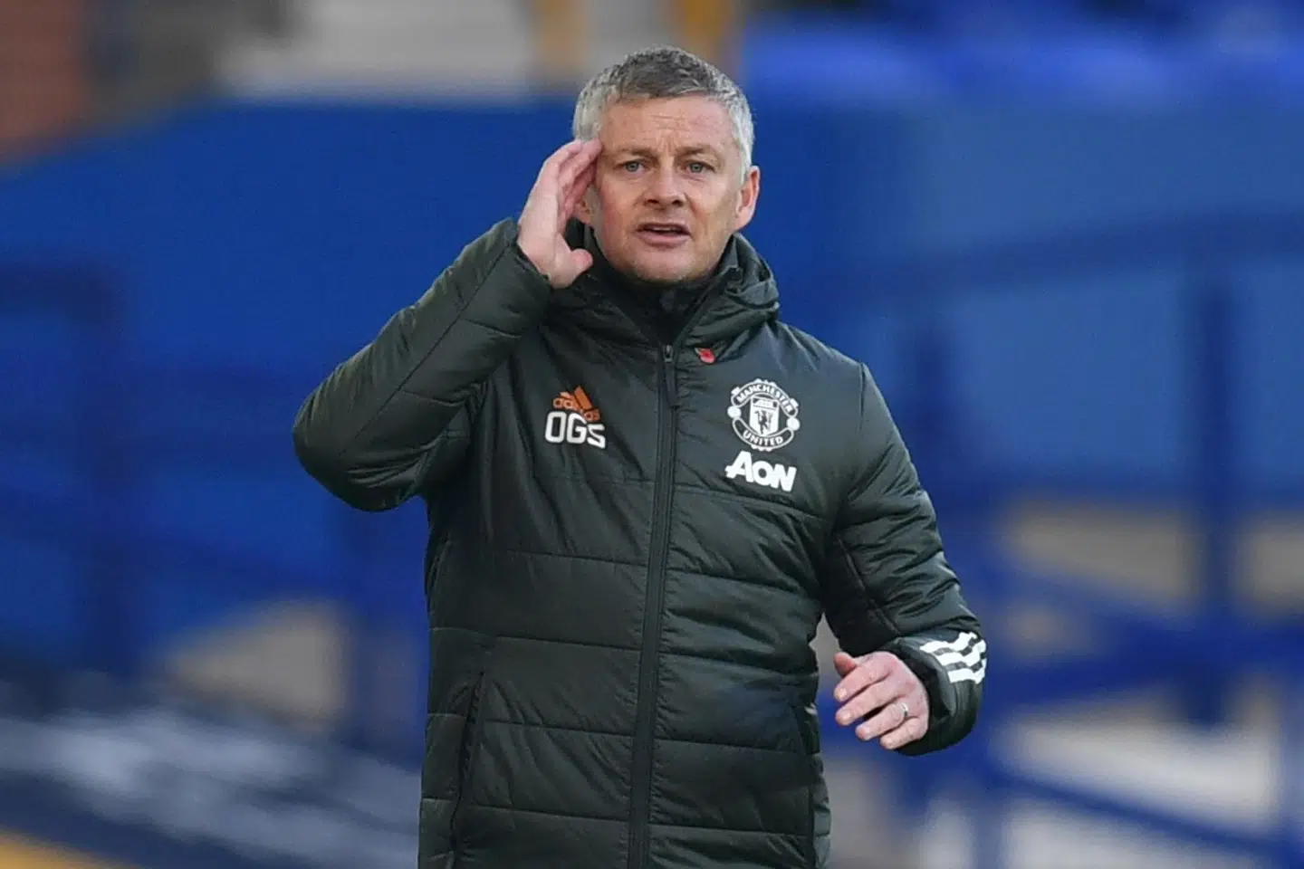 Manchester United, der har Ole Gunnar Solskjær som manager, blev fredag udsat for et hackerangreb. (Arkivfoto) Paul Ellis/Reuters