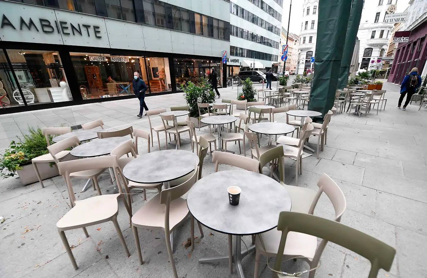 Wien er en spøgelsesby i disse dage.