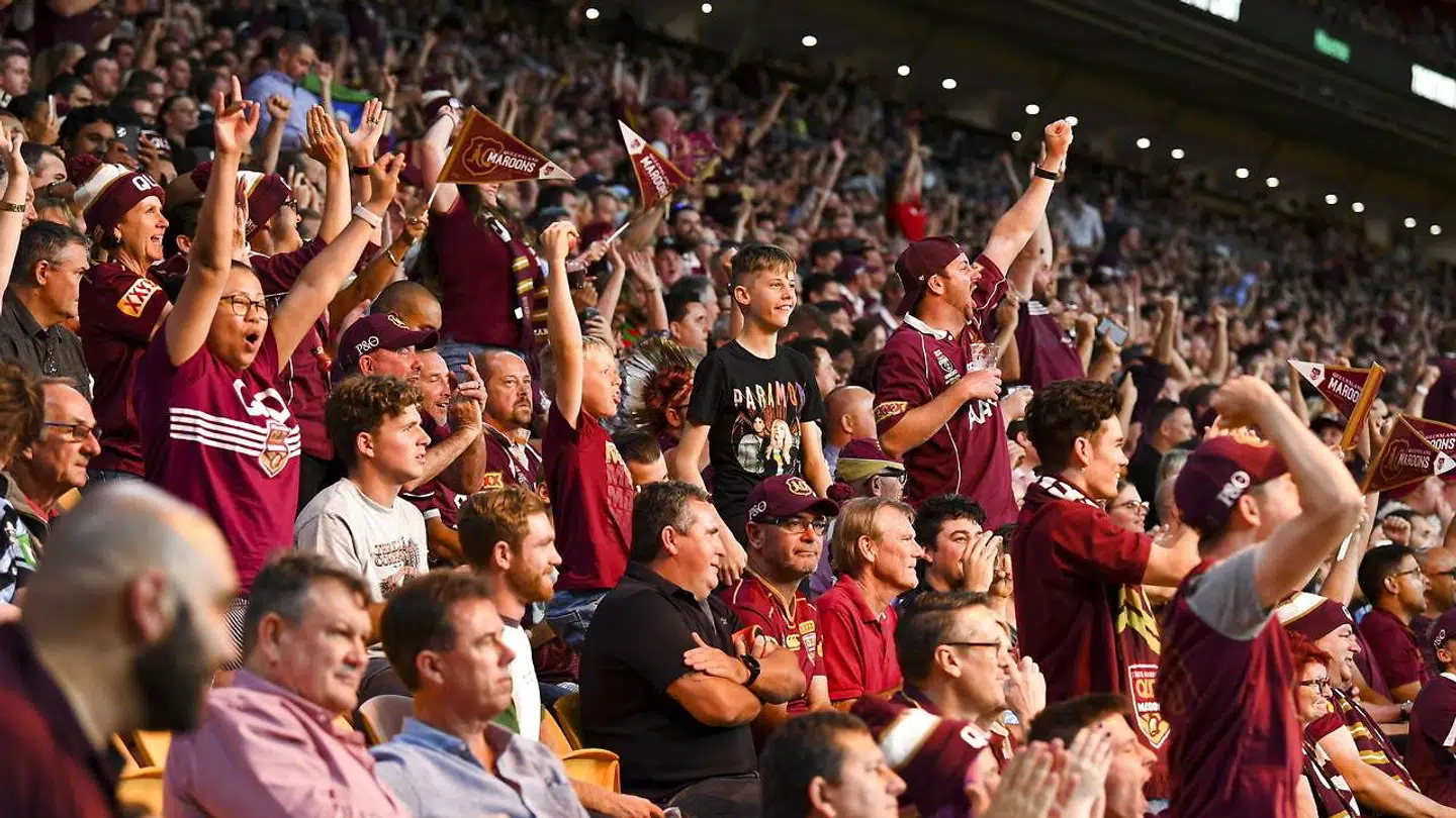 De mange fans i Queensland holdt sig ikke tilbage, når det kom til jubel og klapsalver.