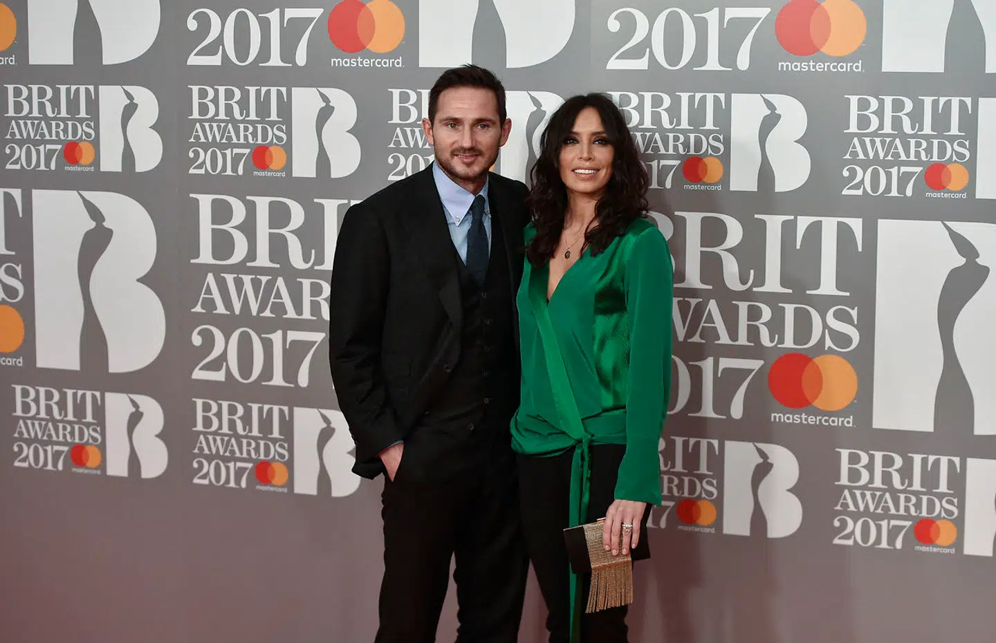 Frank Lampard og hustruen Christine Bleakley.