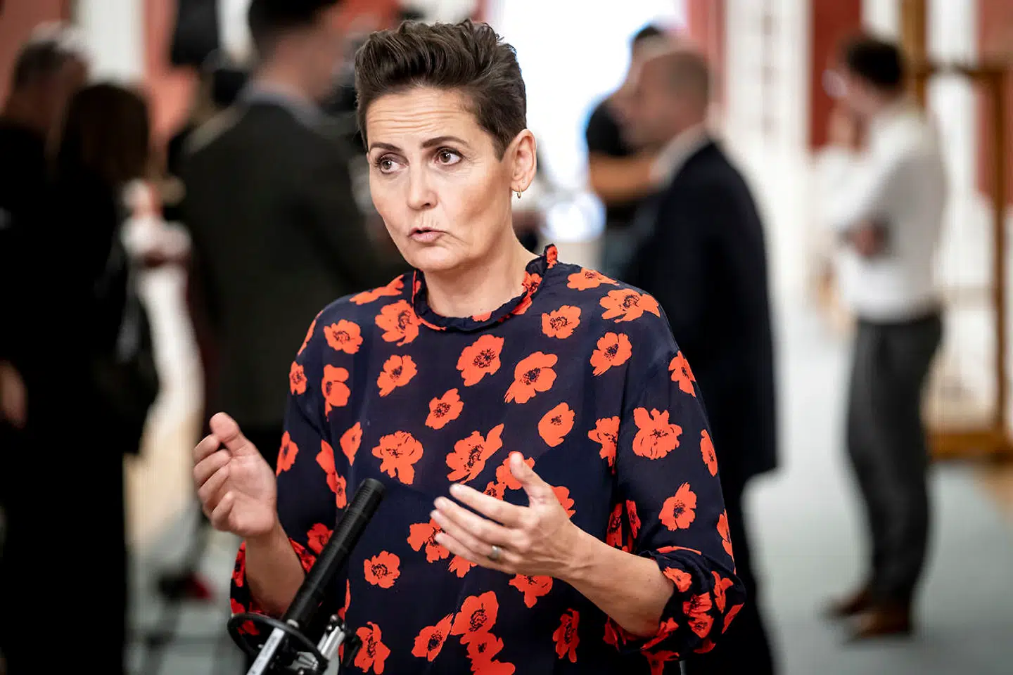Pia Olsen Dyhr (SF) gav onsdag morgen Mogens Jensen besked på at trække sig. Ellers ville hun sørge for, at det skete.