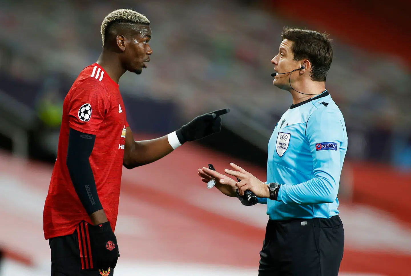 Slavko Vincic og Paul Pogba 28. oktober 2020.