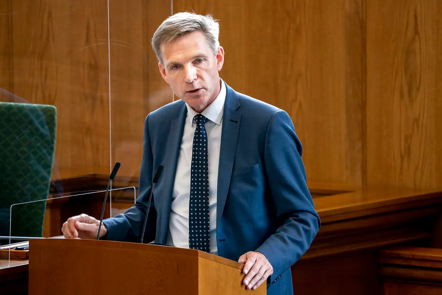 Kristian Thulesen Dahl (DF) taler under afslutningsdebat i Folketinget på Christiansborg i København, mandag den 22. juni 2020.. (Foto: Mads Claus Rasmussen/Ritzau Scanpix)