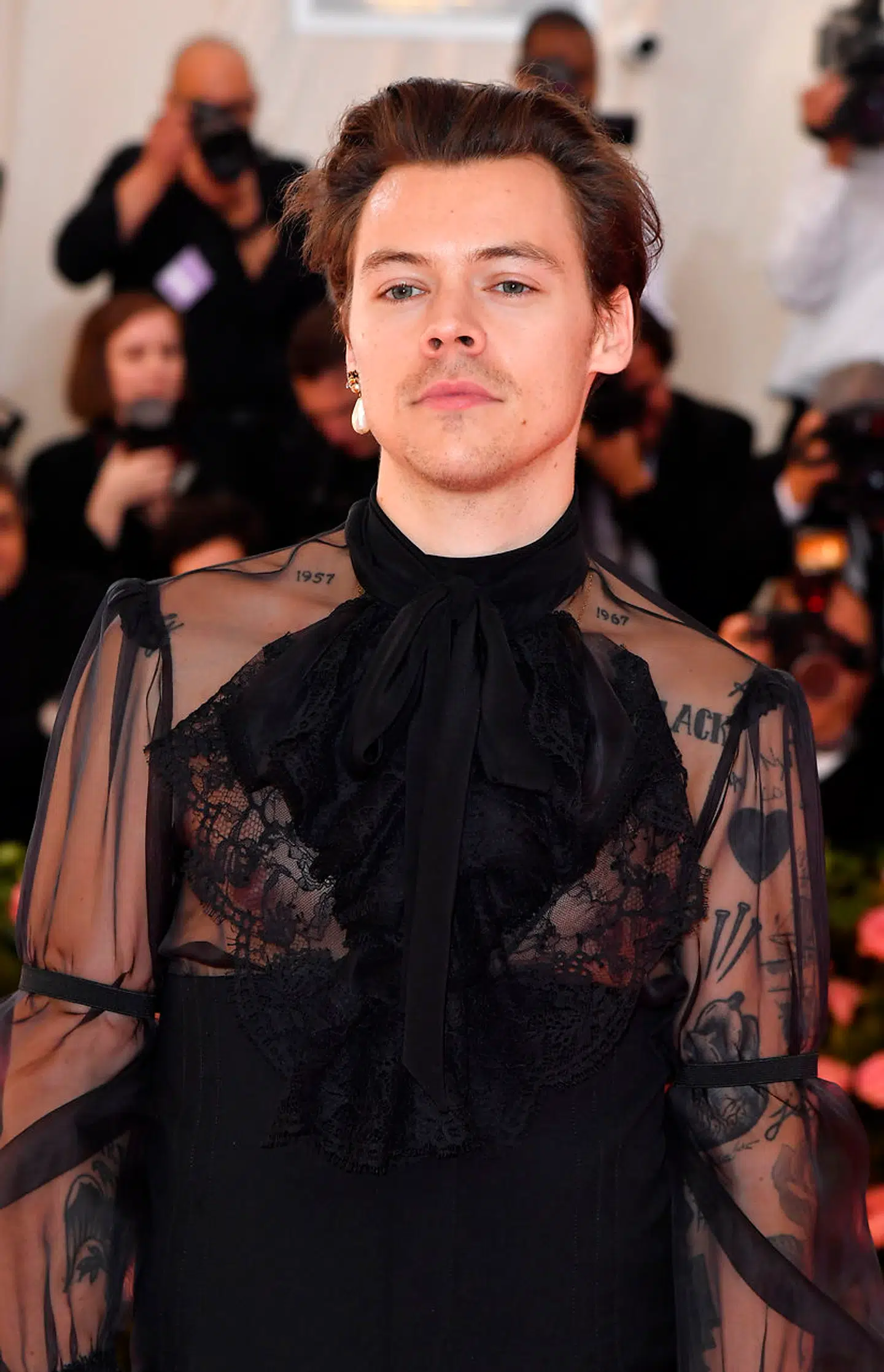 Harry Styles til gallafest i Metropolitan Museum of Art i maj 2019, i New York. Foto ANGELA WEISS / AFP