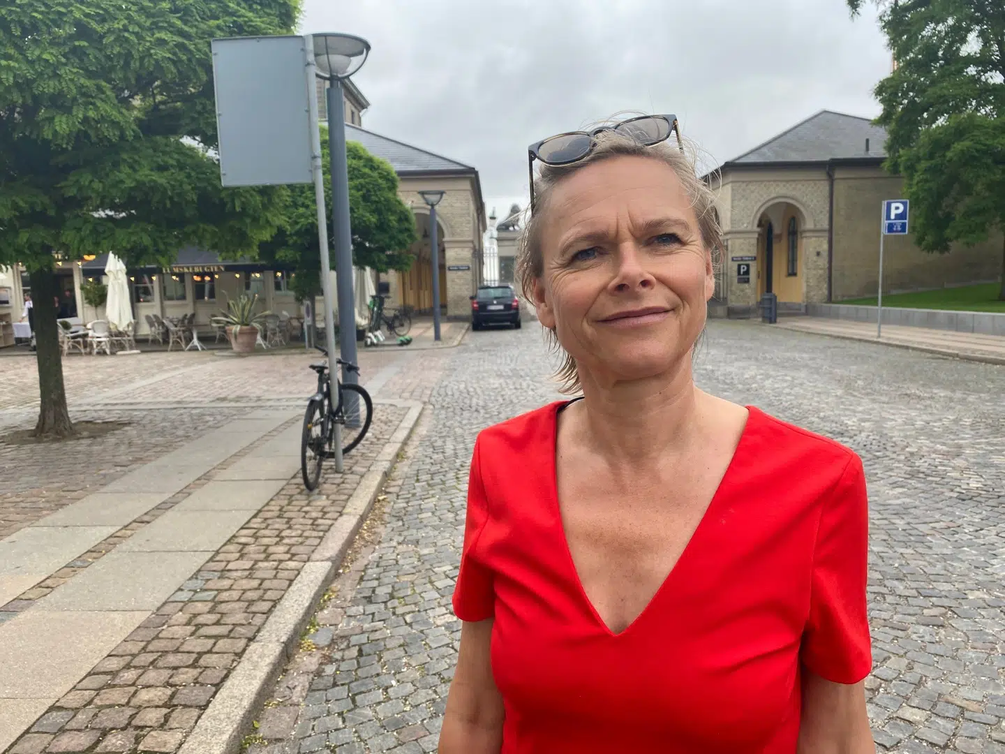 Lotte Holck i sommer, inden hun fik konstateret tilbagefald. (Privatfoto)