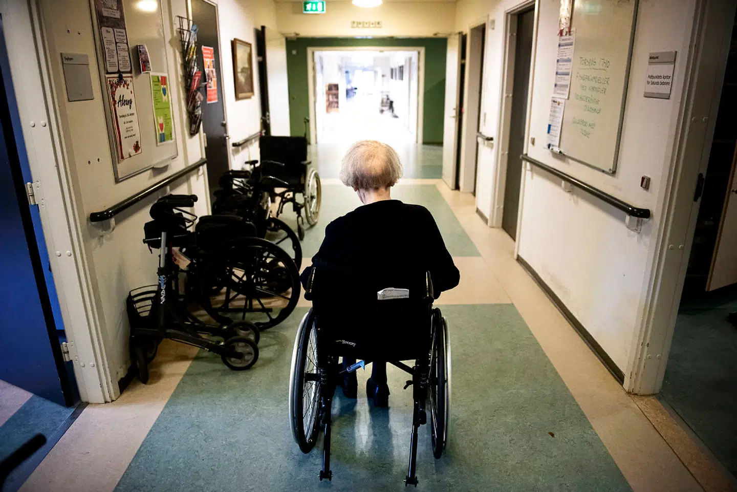 (ARKIV). Medarbejdere i plejesektoren har haft ekstra travlt under corona-epedemien.