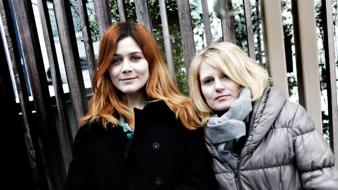 Trine Gadeberg (t.h.) sammen med Sofie Lassen-Kahlke.