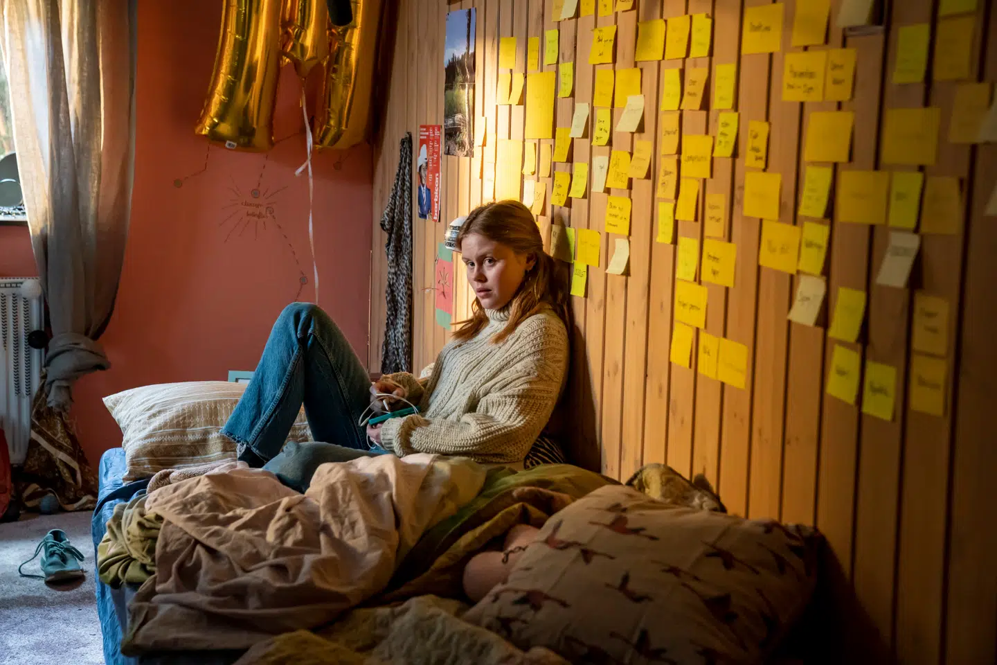Andrea Heick Gadeberg i rollen som Mathilde i filmen 'Retfærdighedens ryttere'.