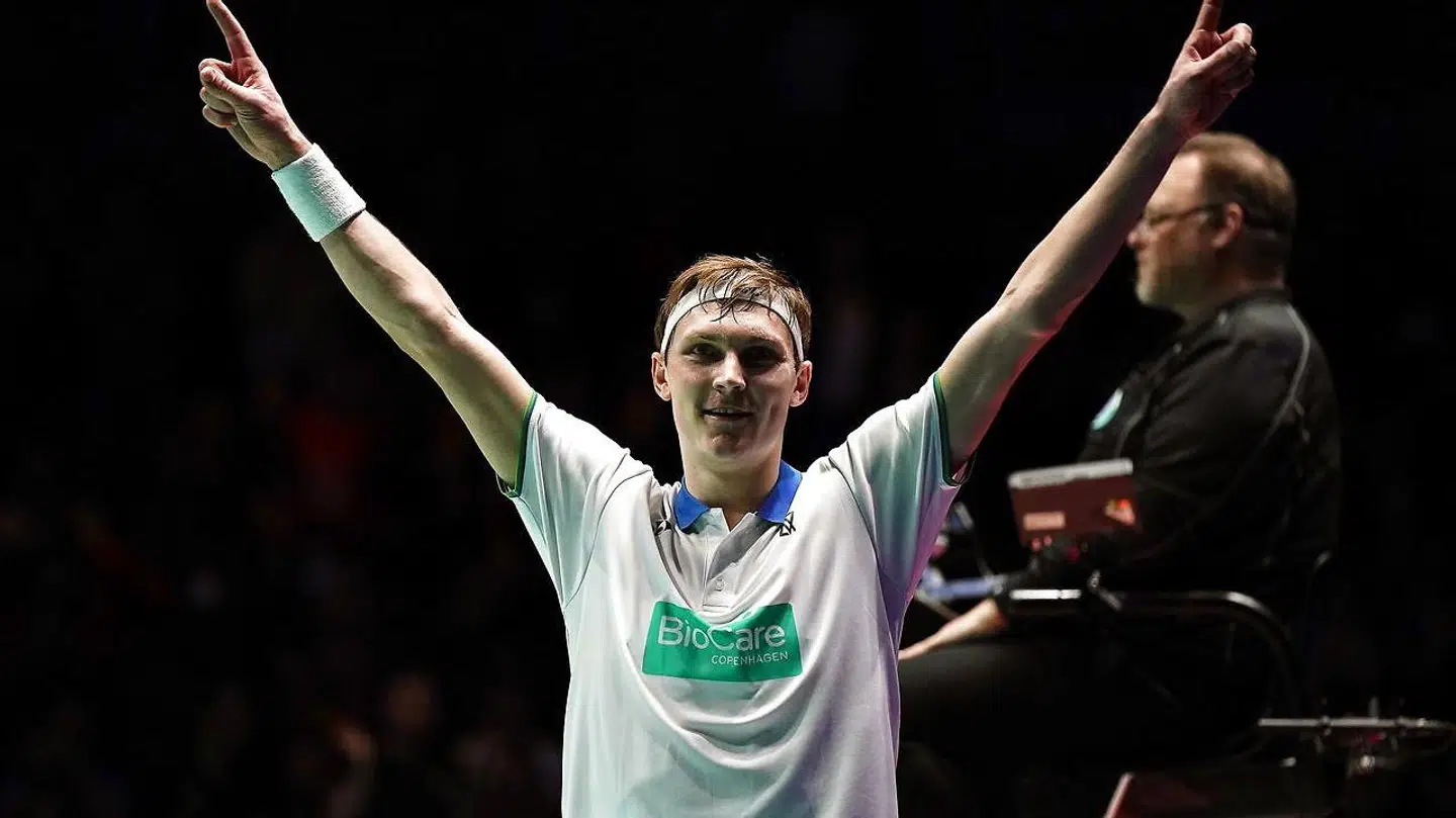 Axelsen efter sin All England-triumf.