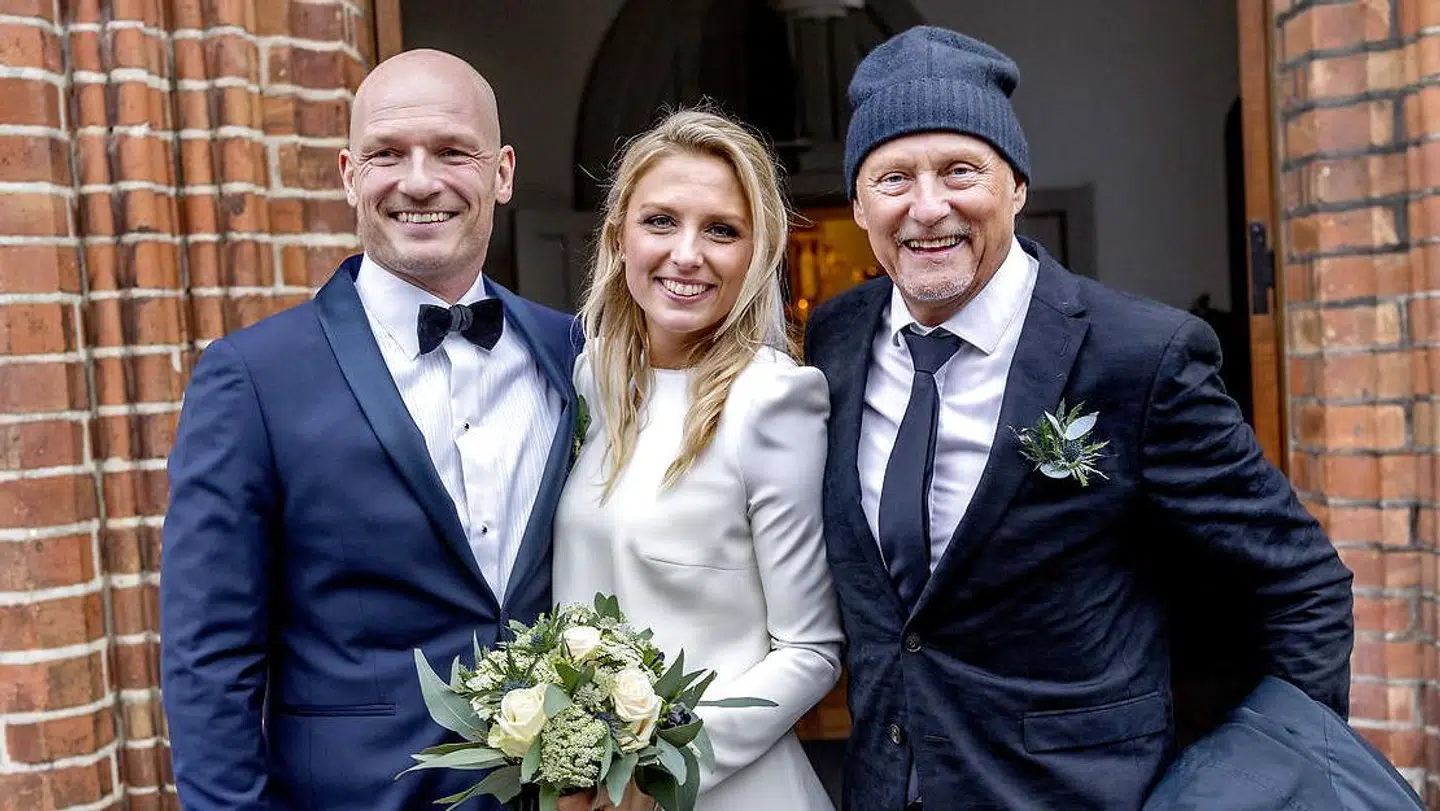 Josefine Høgh og Lasse Sjørslev blev gift i december 2019.