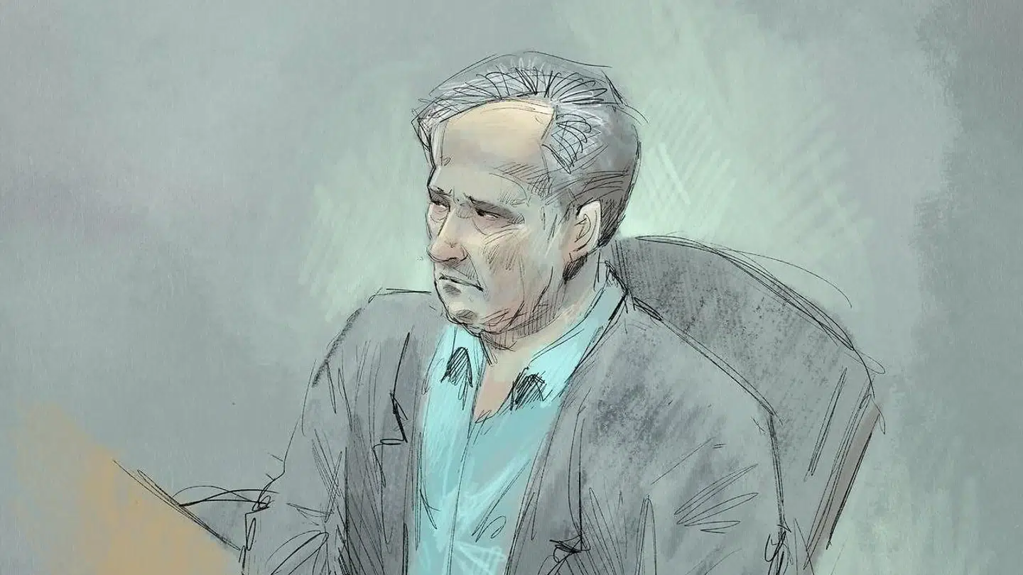 Tegning af milliardær Tom Hagen.