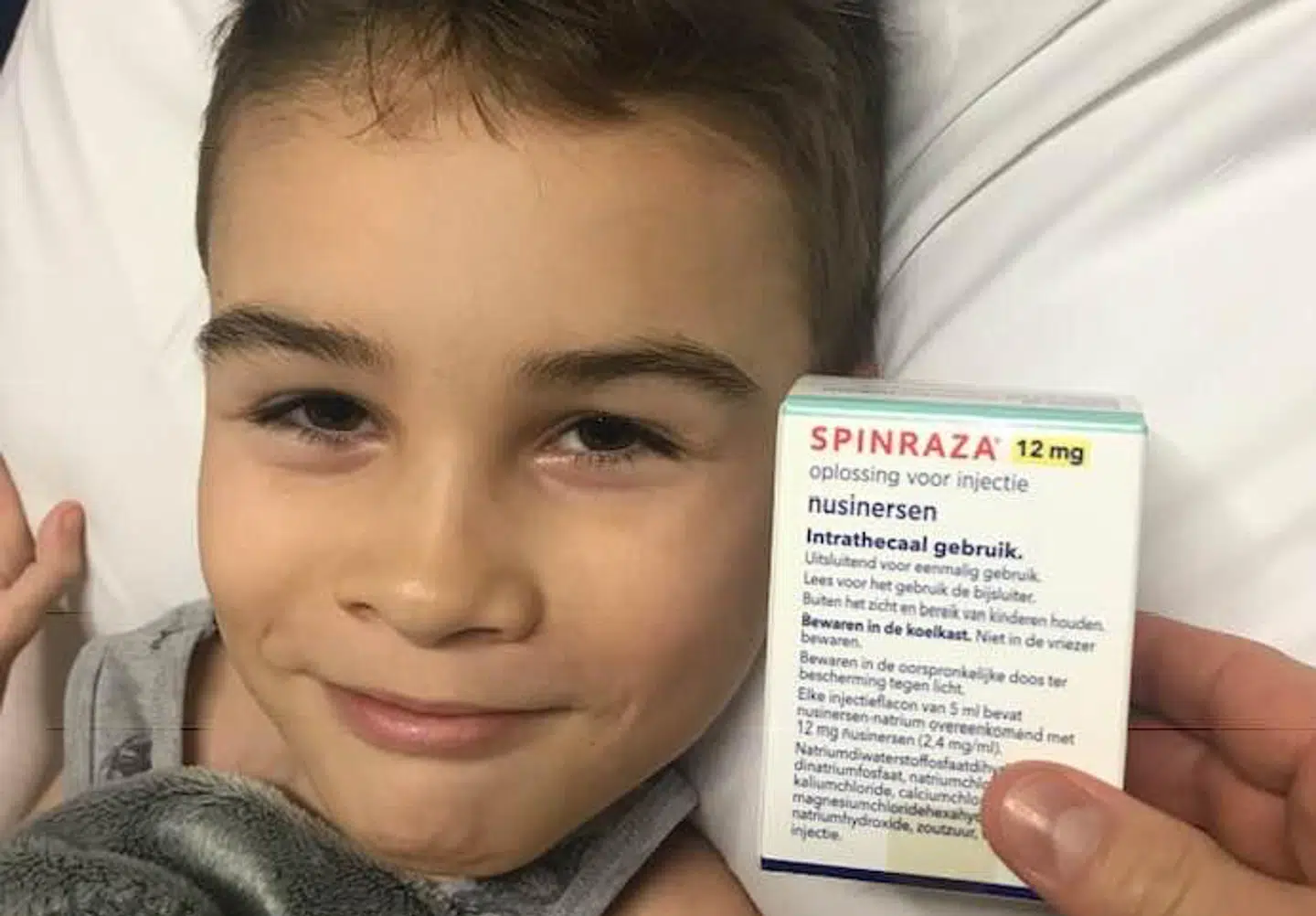 10-årige Iago fra Belgien har fået medicinen spinraza, som har stoppet hans sygdom, spinal muskel atrofi, i at udvikle sig yderligere. Foto: Privat.