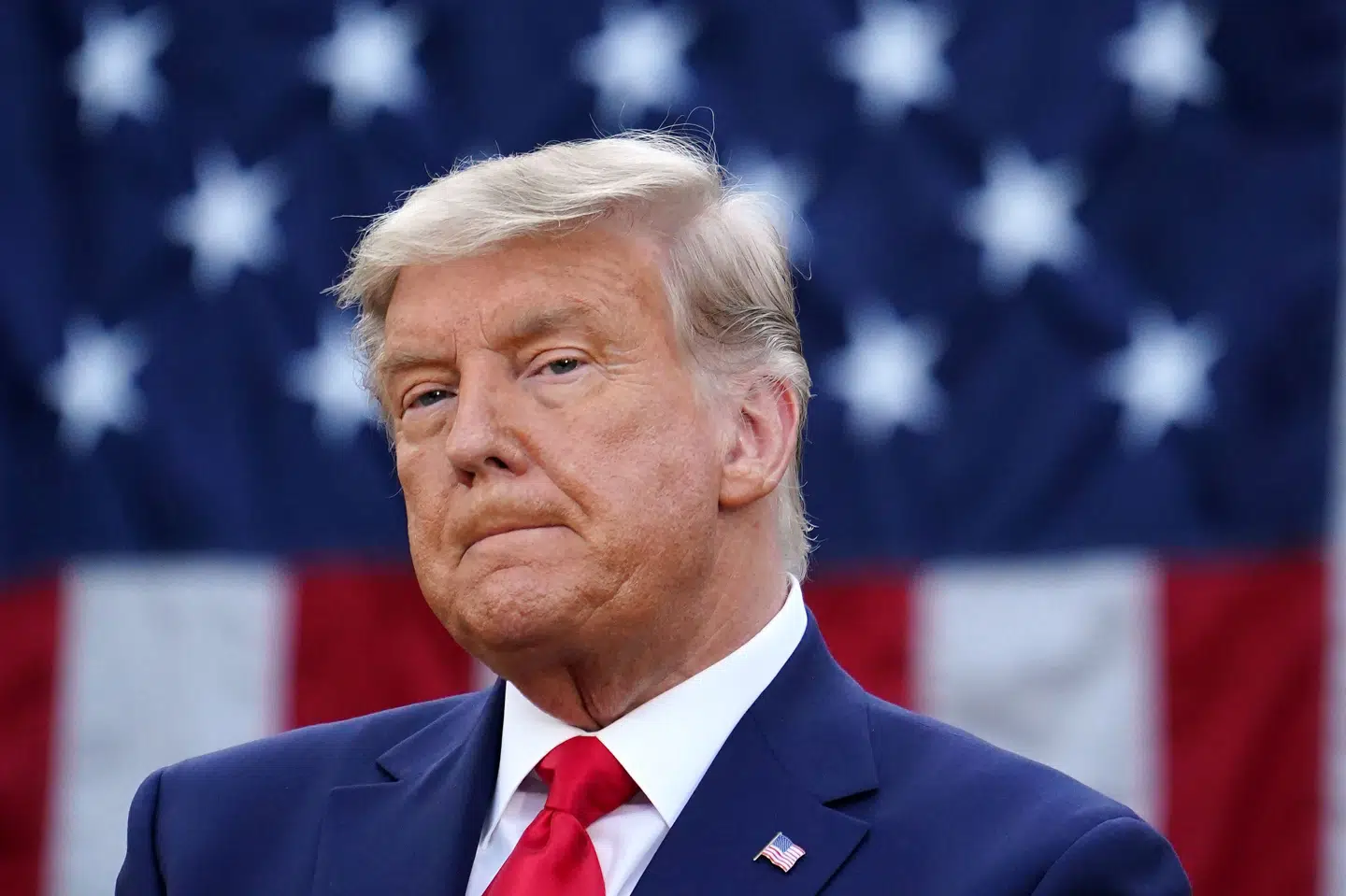 USA's præsident, Donald Trump, kalder en kommende vaccine for meget sikker og siger, at den er klar til april. Mandel Ngan/Ritzau Scanpix