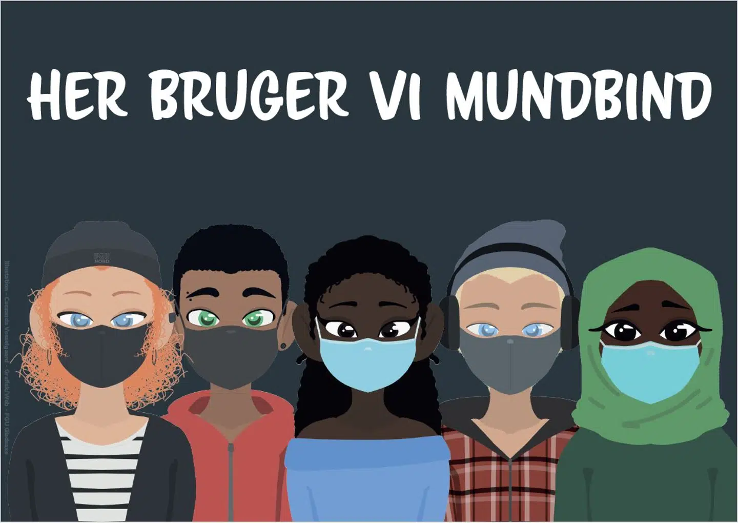 En anden af plakaterne fra FGU Nord.