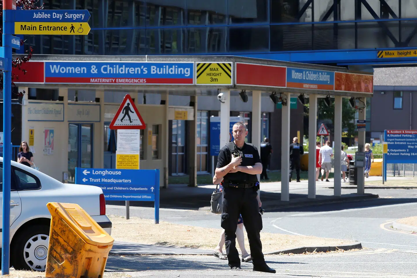 Den 30-årige sundhedsarbejder blev første gang anholdt i juli 2018 som led i en efterforskning, men blev senere løsladt. Billedet her er fra dengang. Andrew Yates/Reuters