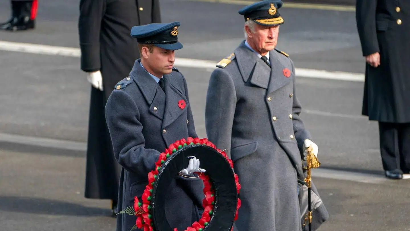 Prins William og prins Charles.