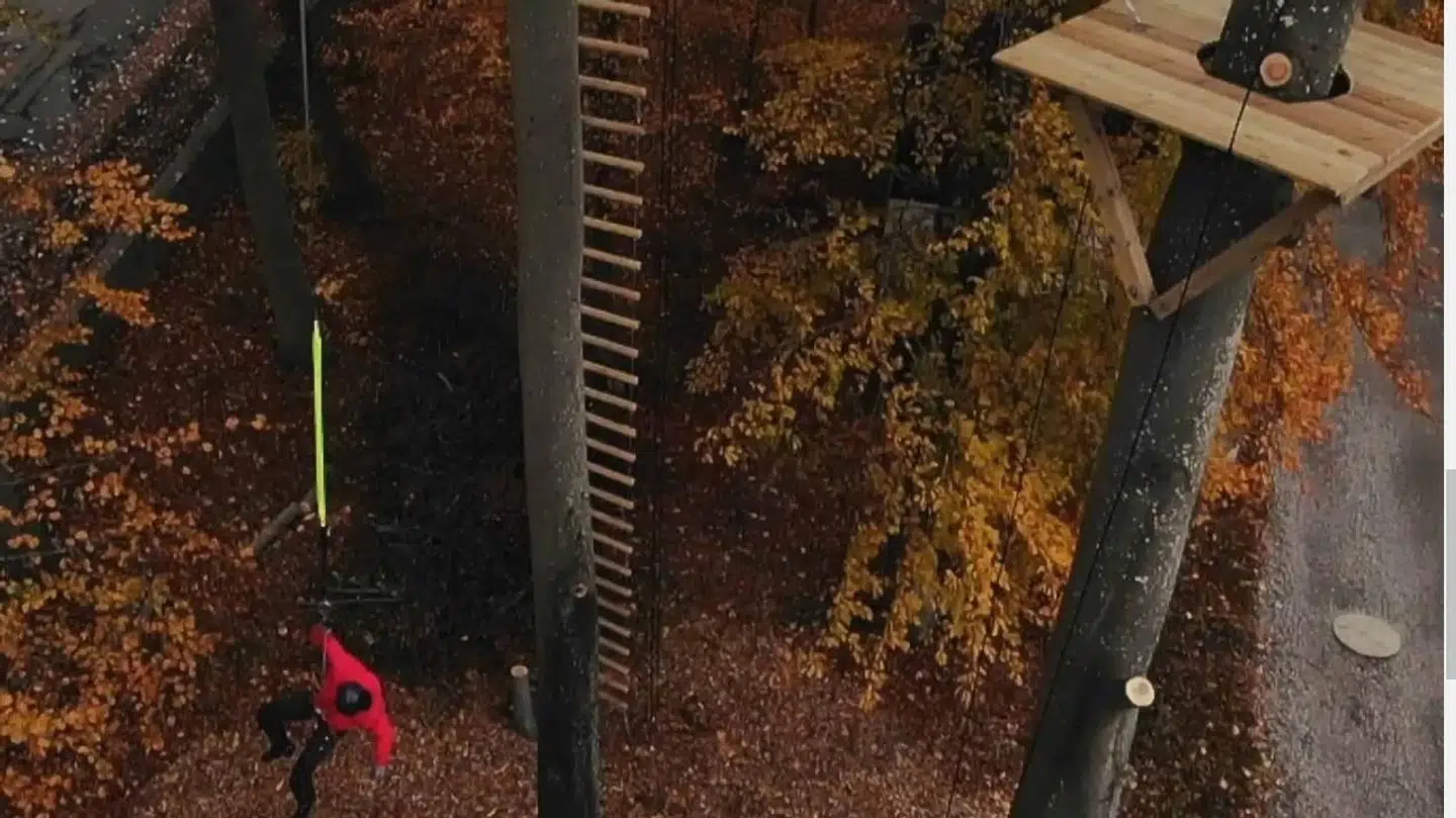 Her ses netop den omtalte Go High Extreme, hvor ulykken fandt sted. FOTO: Kragerup Gods hjemmeside