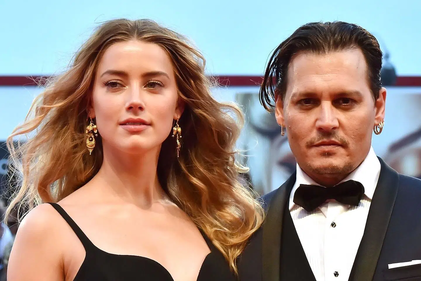 Johnny Depp og Amber Heard da de stadig var et par.
