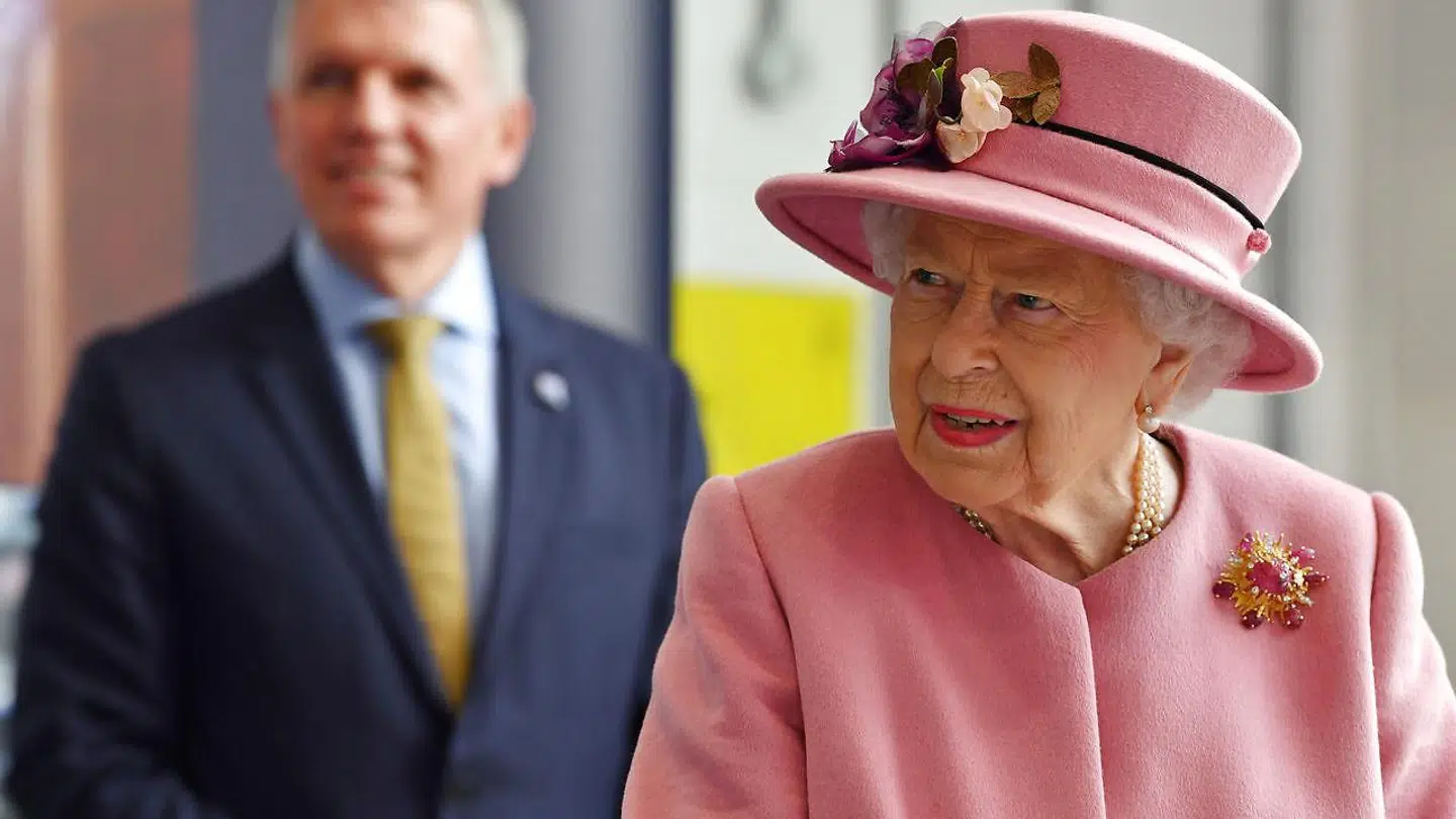 Dronning Elizabeth under sin seneste officielle optræden – uden mundbind.