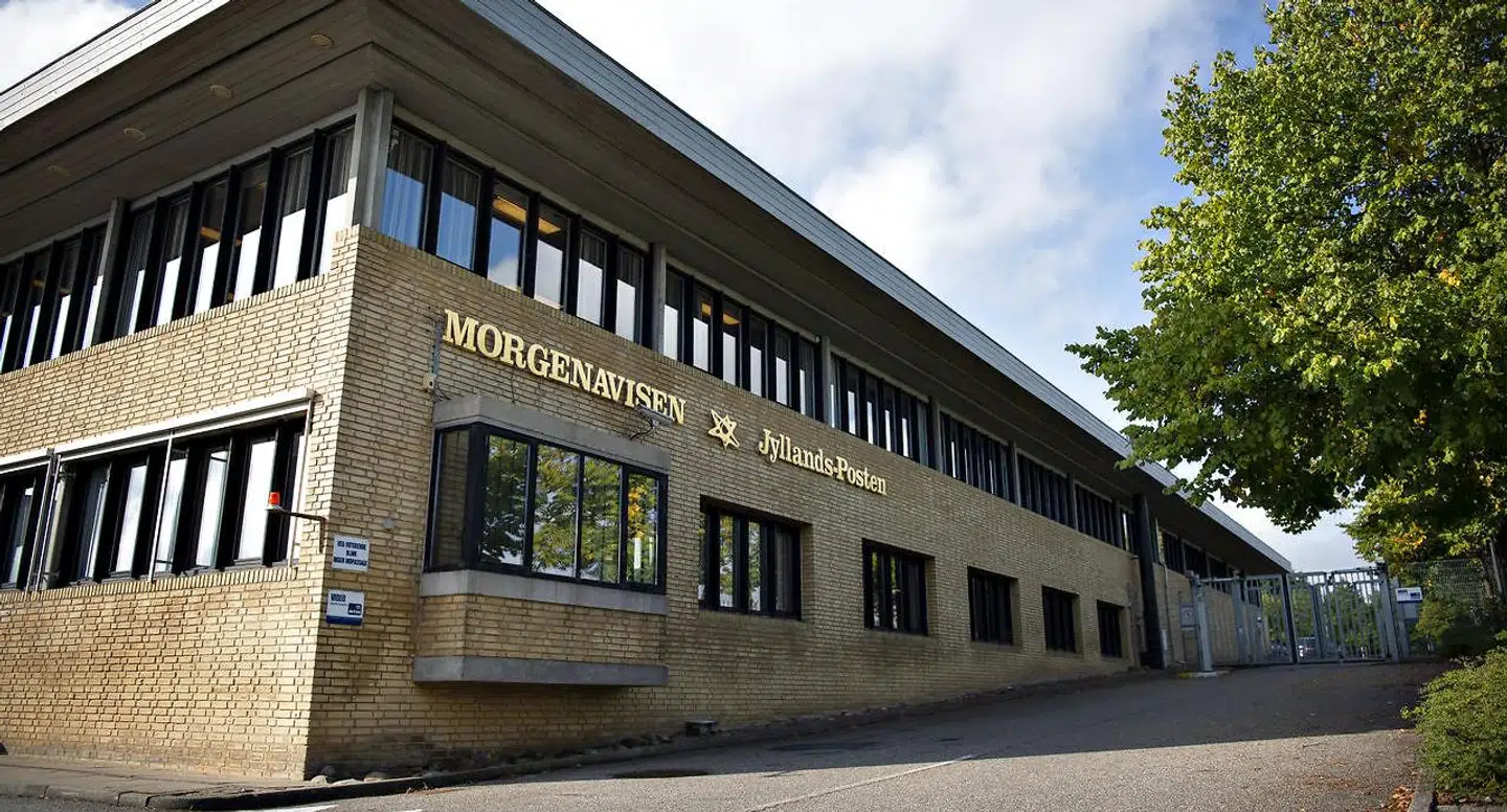 Jyllands-Postens redaktion i Århus.