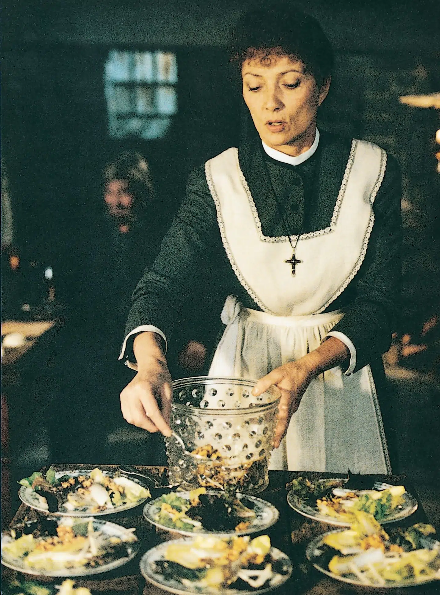 Babettes middag, som den så ud i Gabriel Axels Oscar-vindende fortolkning i filmen 'Babettes gæstebud'.