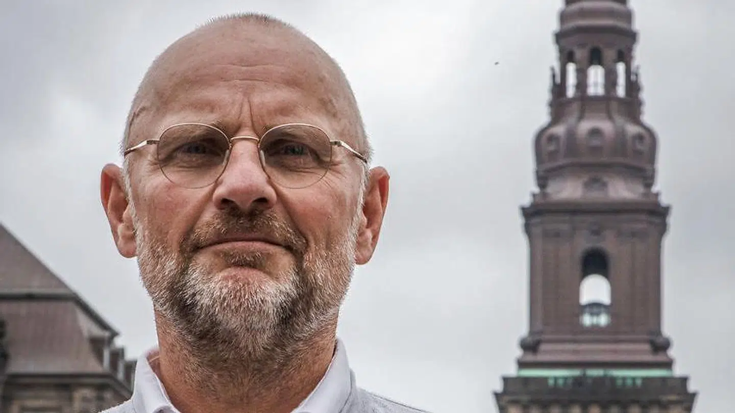 Portræt af politisk redaktør på B.T. Henrik Qvortrup ved Christiansborg Oktober 2020