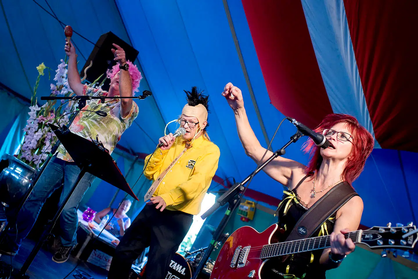 Sussi og Leo på scenen, her i 2016 da de gjorde comeback efter en Leo havde værethårdt plaget efter en faldulykke.