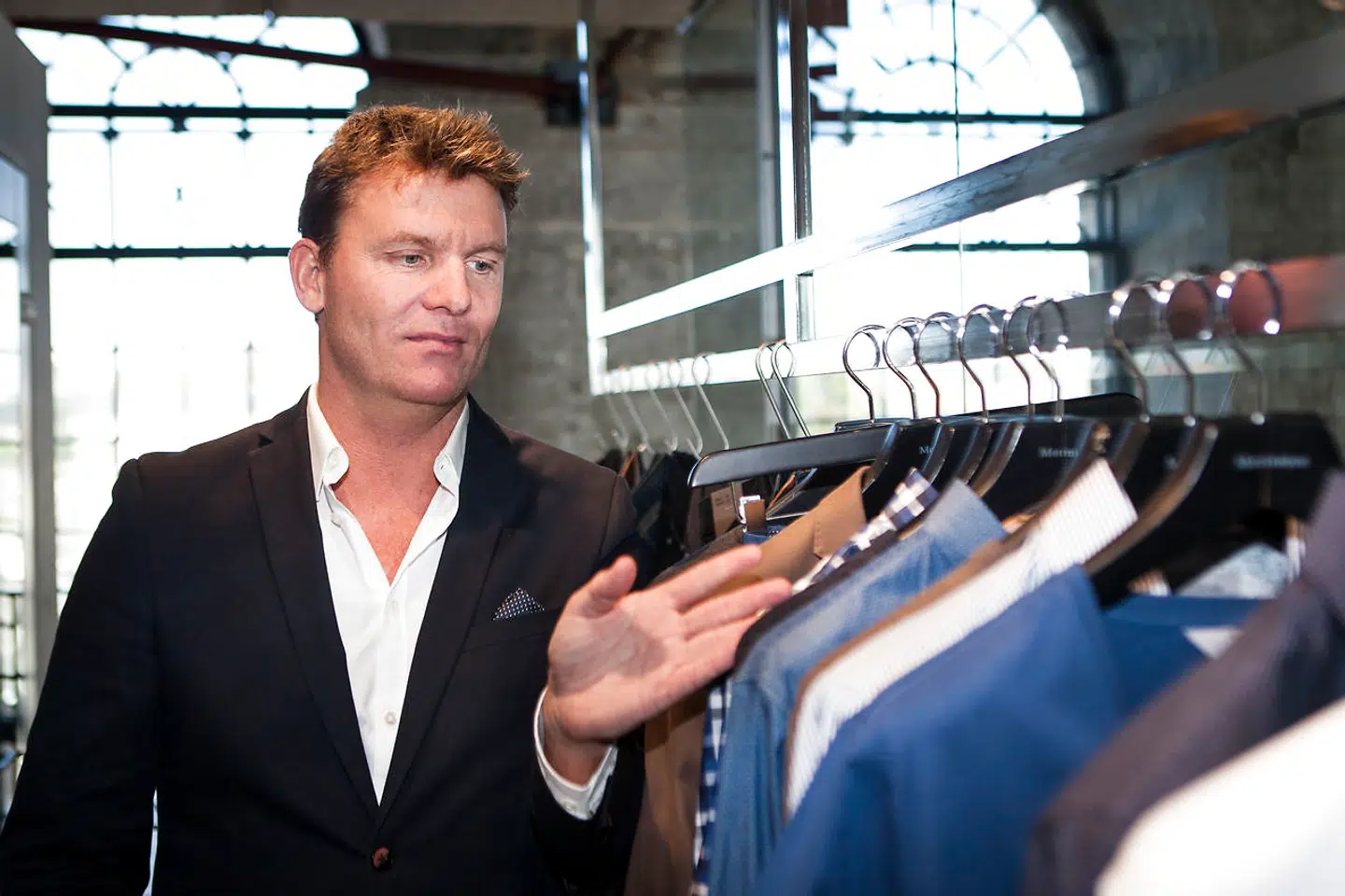 Direktør i DK Company, Jens Poulsen, fotograferet for nogle år siden, da firmaet flyttede til nye lokaler. (Arkivfoto)