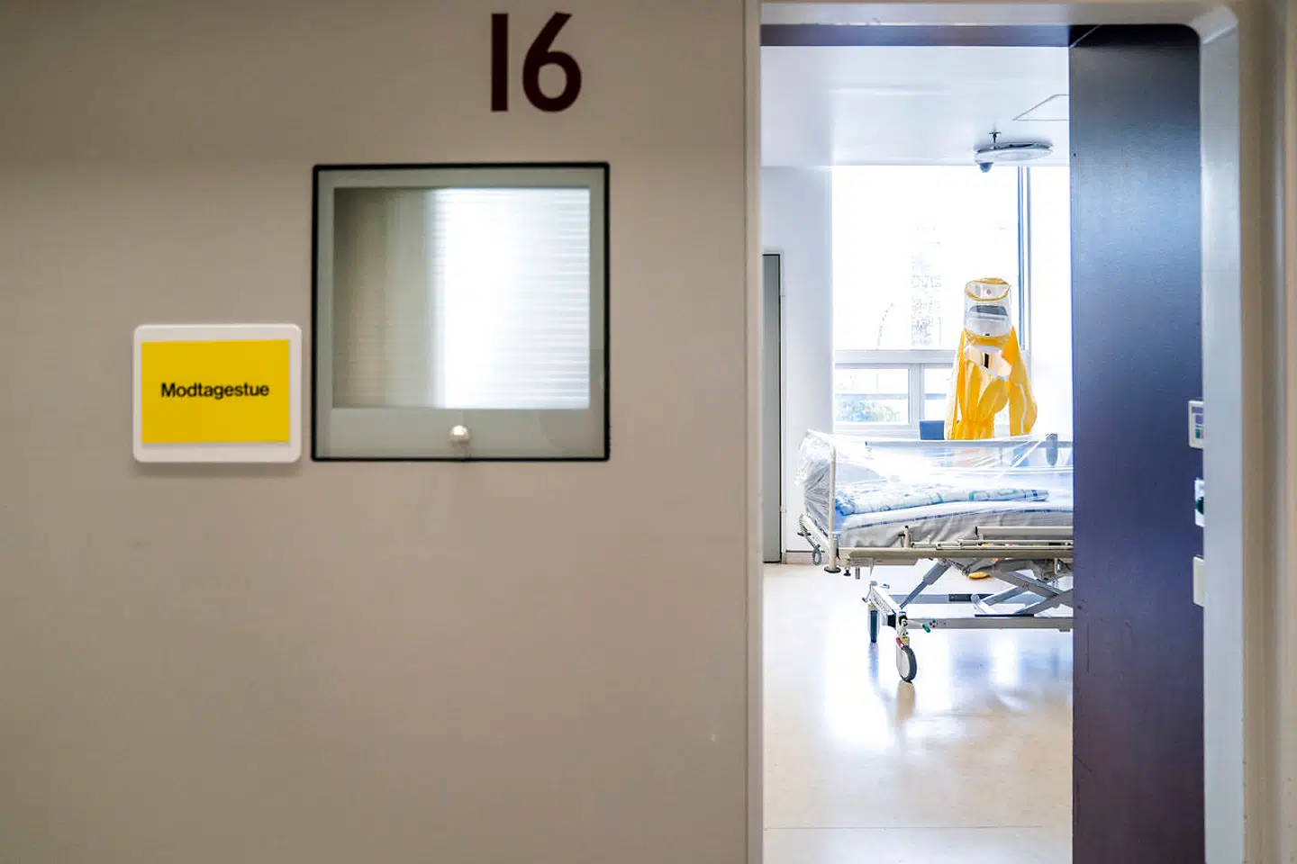 (ARKIV) En stue til coronapatienter på Hvidovre Hospital. (Foto: Ida Marie Odgaard/Ritzau Scanpix)