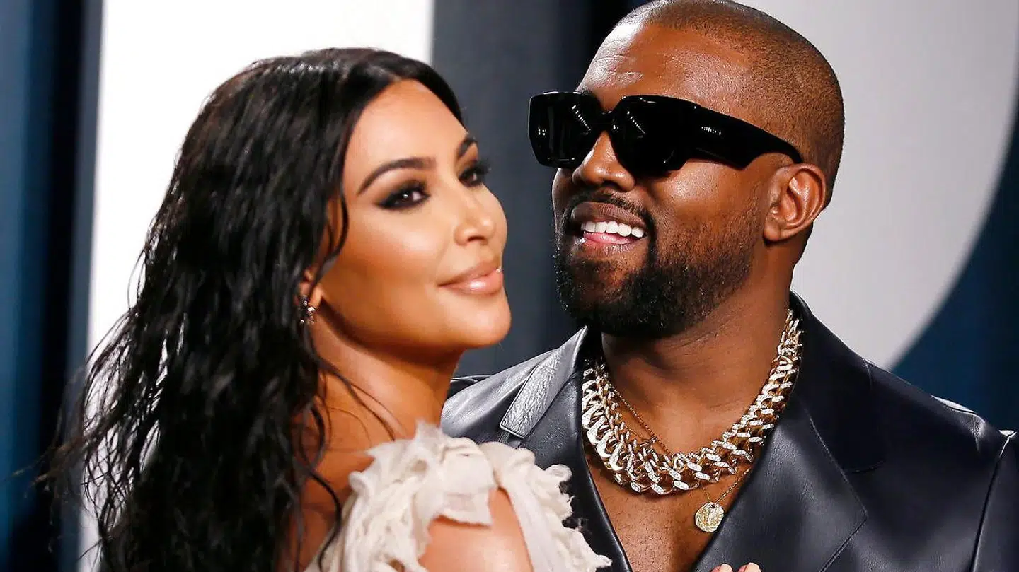 Kim Kardashian og Kanye West.
