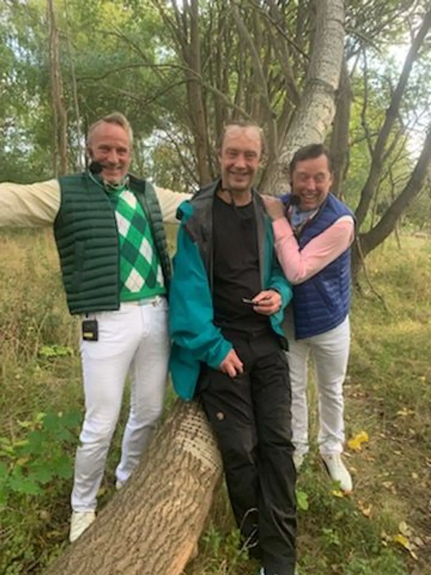 Poul og Fritz med Nikolaj Kirk.