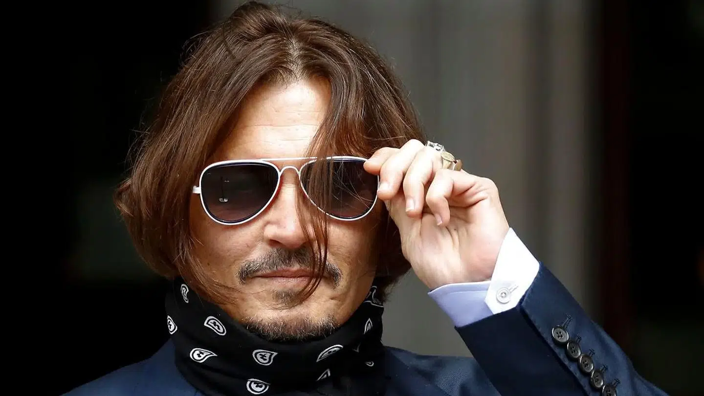 Johnny Depp her fotograferet ved retten ved en tidligere retsdag.