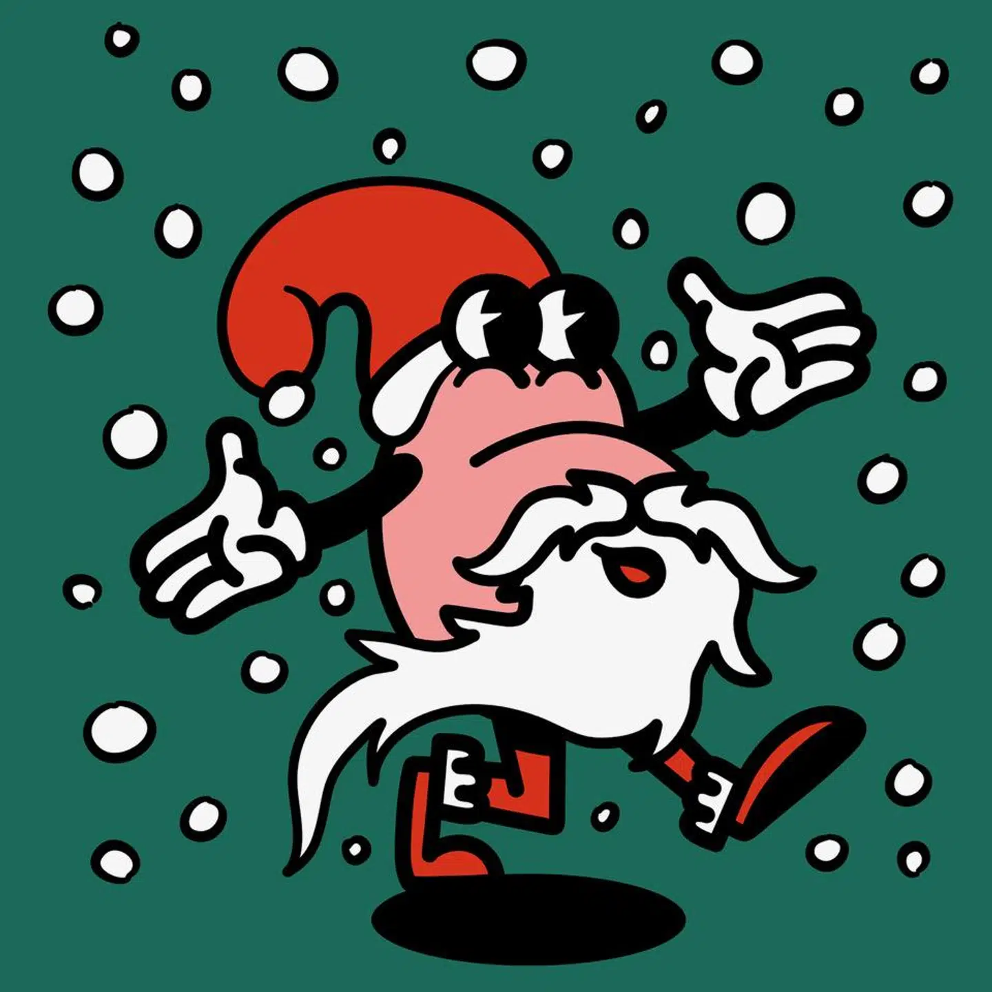 Etiketten på den nye juleøl 'Jinglebelly'